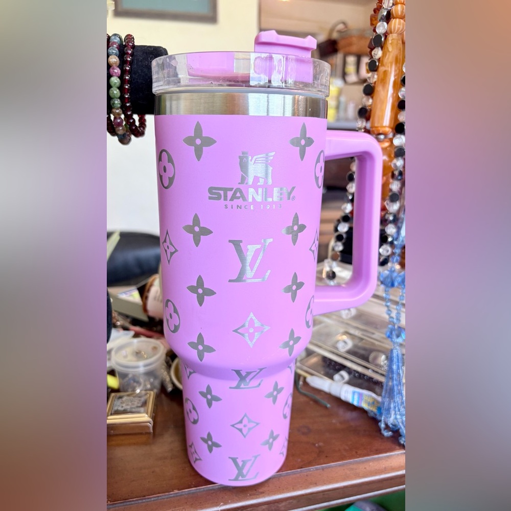 Stanley Louis Vuitton 40 ounce Tumbler purple